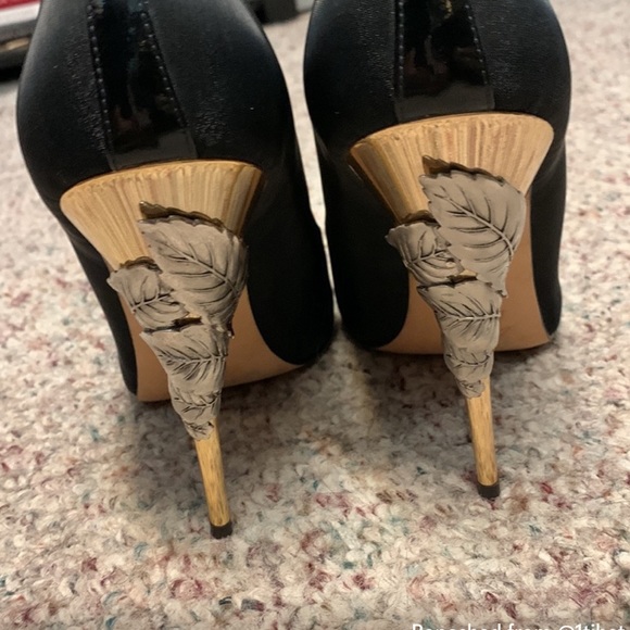 Giuseppe zanotti satin with metal heel shoes - Picture 7 of 8